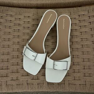 Reformation White Sandals
